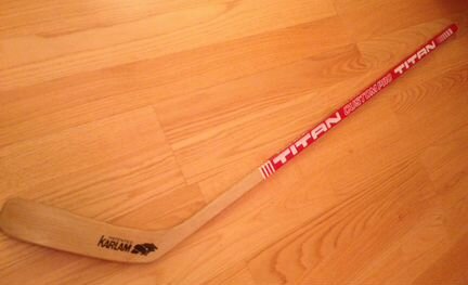 Клюшка с автографами хоккеистов цска, 1980 год