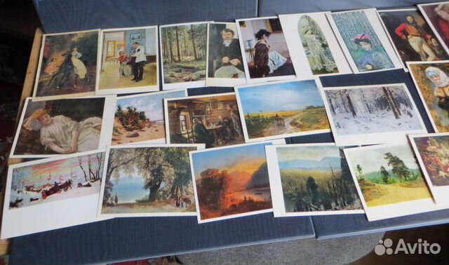 Открытки. репродукции художников