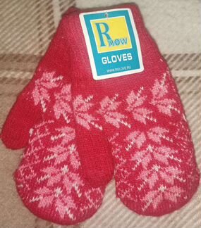 Варежки детские, 5-7 лет