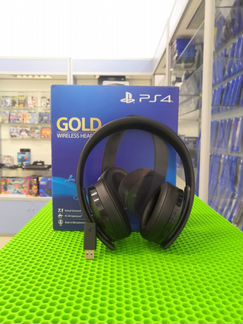 Наушники беспроводные Sony Gold для PS4
