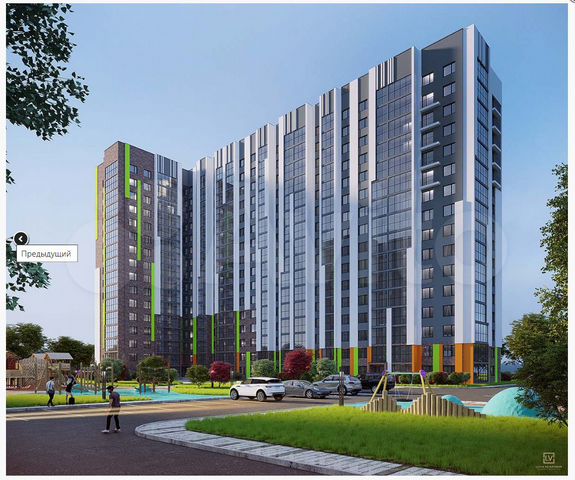 2-к. квартира, 56,4 м², 1/16 эт.