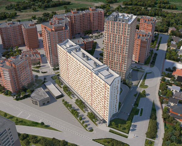 2-к. квартира, 53,6 м², 10/15 эт.