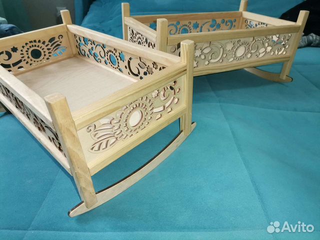 Кроватка качалка кукольная