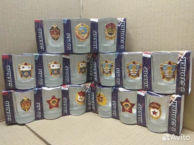 Коллекционные наборы стопок в ассортименте