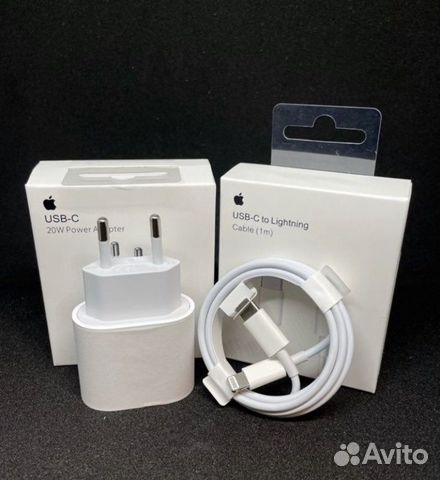 Блок быстрой зарядки на iPhone