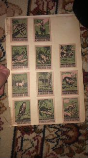 Этикетки спичечных коробков