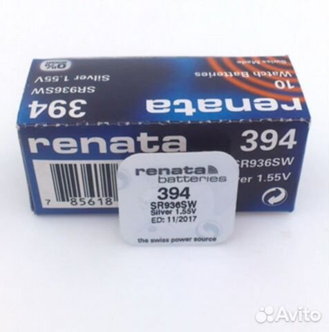 Элемент питания renata 394 (SR936SW) BL1