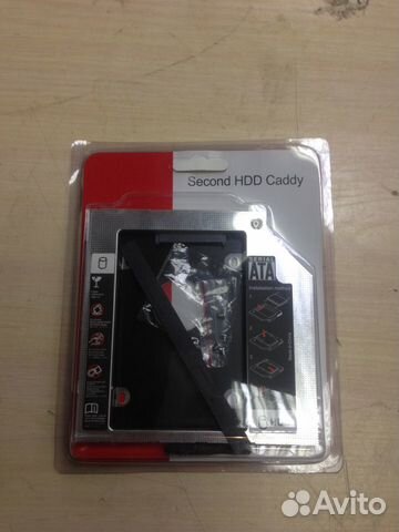 Адаптер 12.5 мм для SSD/HDD в отсек для привода