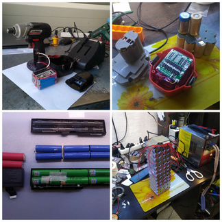 Ремонт изготовление аккумуляторов Li-ion, LifePo4