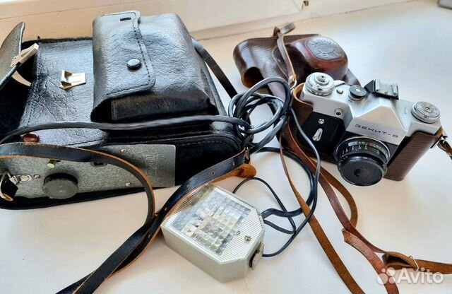 Фотоаппарат Зенит - В со вспышкой Луч-70