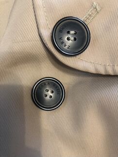 Тренч песочный zara