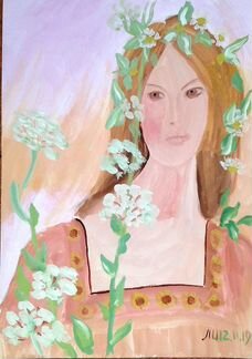 Картина. Ли. 4 портрета. Бумага. 40х30