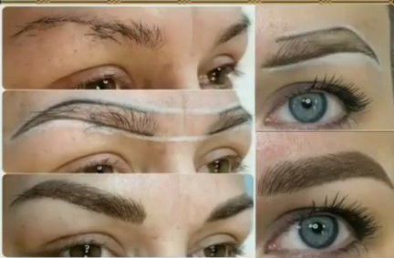 Татуаж губ бровей стрелок