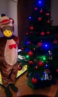 Детский новогодний костюм заяц, тигр, медведь