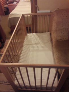 Кровать детская 60х120 и матрац