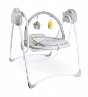 Качели Babyton 2в1 электронные Grey SW108