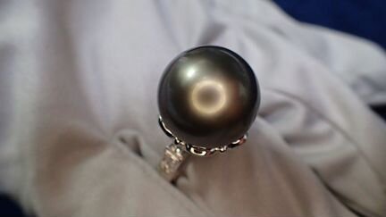 Золотое кольцо с жемчугом 15.30 мм СССР