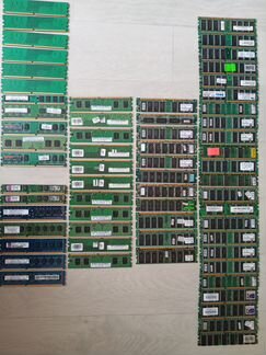 Озу - DDR1 - DDR2 - DDR3 и даже старые sdram PC133
