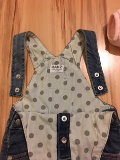 Комбинезон джинсовый, рост 74, фирма kanz