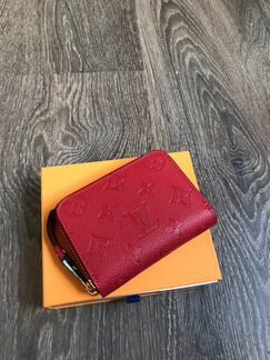 Кошелек Louis Vuitton zippy мал красный