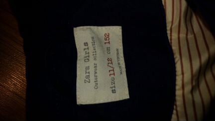 Пальто детское zara