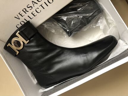 Сапоги versace р39 новые
