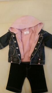 Комплект на девочку 62-68см