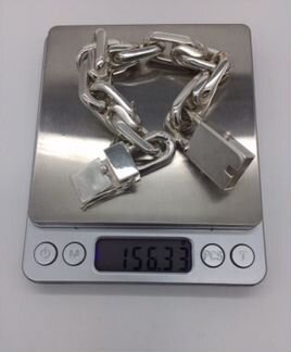 Серебряный браслет Московский бит