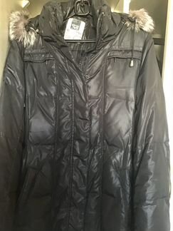 Теплый фирменный пуховик motor jeans