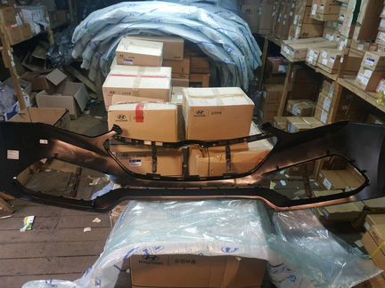 Бампер передний Hyundai Santa Fe после 2015 г