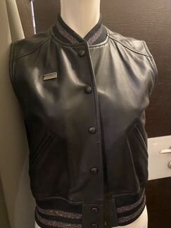 Кожаный жилет Philipp Plein Оригинал 42