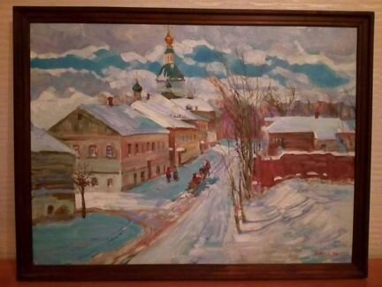 Картина холст, масло « К Спас-Николе» Усик С.И