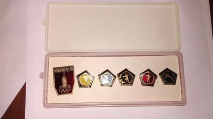 Набор значков Олимпиада 80