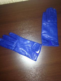 Кожаные перчатки Италия размер 6 1/2