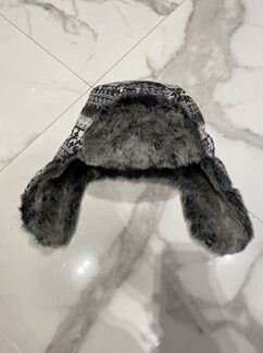 Шапка-ушанка Adidas с искусственным мехом