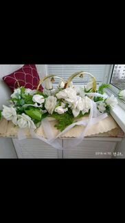 Цветы искусственные аксессуары на свадьбу, на маши