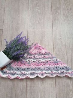 Бактус шаль крючком