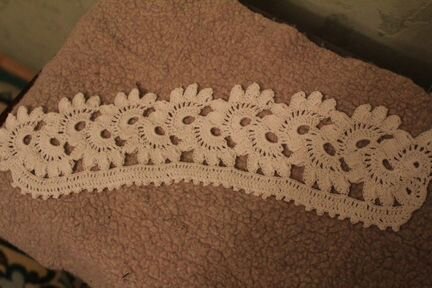 Воротник вязаный - Ручная работа крючок Новый