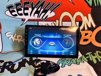 Магнитола 2 din Android экран 9 дюймов WI-FI GPS