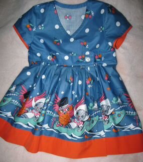 Дизайнерское платье для девочки. Hand made