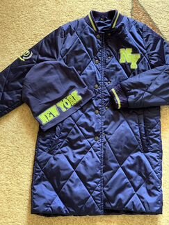 Пальто для девочки 140 (комплект шапка)