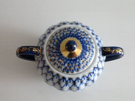 Сахарница лфз Кобальтовая сетка