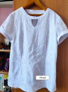 Блузка белая