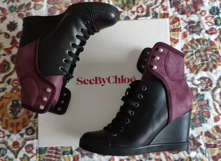 Ботильоны Сникерсы на танкетке SeeByChloe, 38 р-р