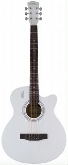 Белая гитара Elitaro