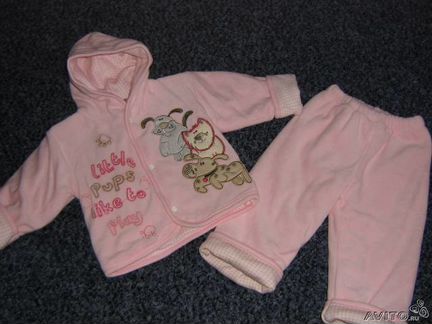 Утеплённый костюм на осень-лето,обмен