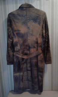 Кожанный плащ на весну-осень