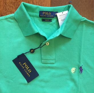 Оригинал поло рубашка Polo Ralph Lauren Slim-Fit