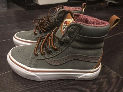 Новые кеды для мальчика кожа Vans