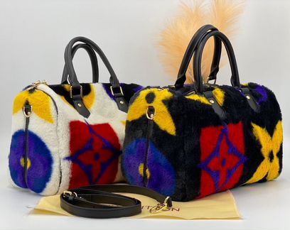 Сумка женская louis vuitton мех